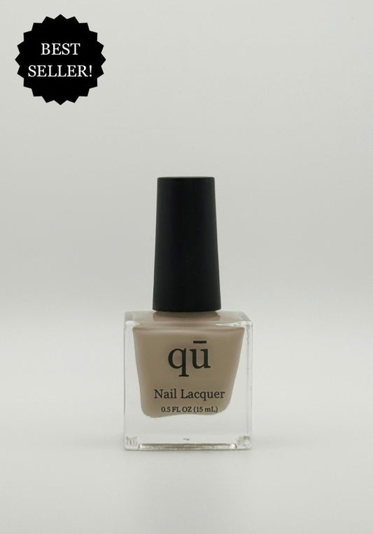 Light neutral nail polish.