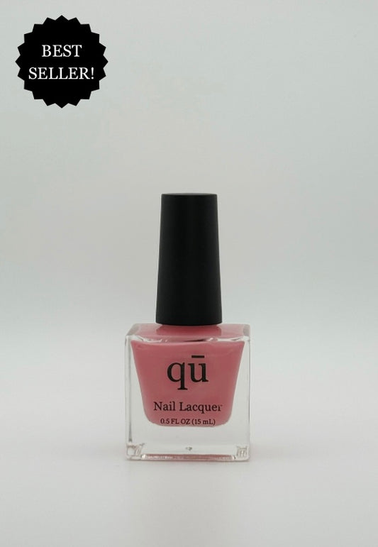 Pink to lighter pink mood changing nail polish.