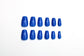 Blue Crush | Luxury Hand-Painted Press On Nails